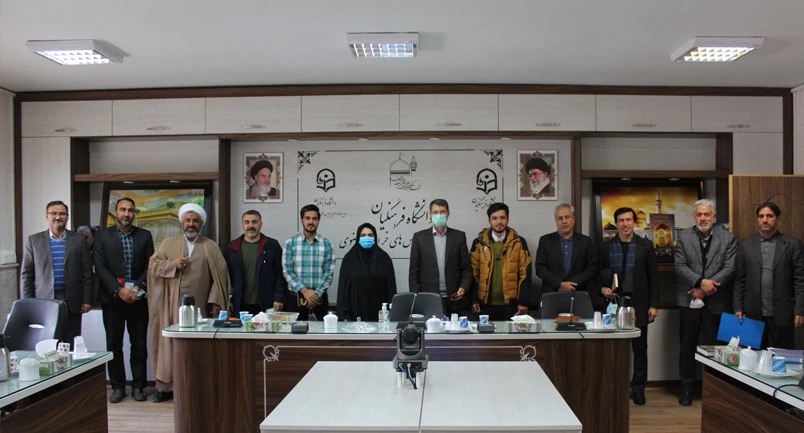 جلسه دبیران شورای صنفی، همیاران سلامت جسم و روان و انجمن ورزشی دانشگاه فرهنگیان خراسان رضوی