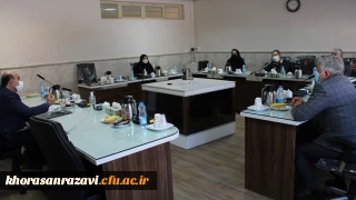 برگزاری جلسه گروه آموزشی علوم پایه دانشگاه فرهنگیان خراسان رضوی