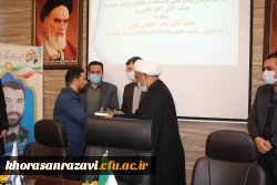 برگزاری مراسم تکریم و معارفه رییس دانشگاه فرهنگیان واحد شهید رجایی تربت حیدریه 7
