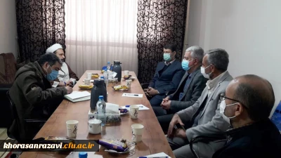 برگزاری جلسه مشترک بین دانشگاه فرهنگیان خراسان رضوی و دانشگاه ادیان و مذاهب 
