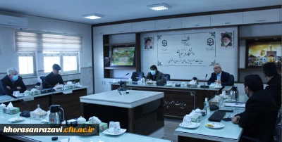 جلسه هماهنگی برگزاری مراسم بزرگداشت هفته پژوهش و کتاب دانشگاه فرهنگیان خراسان رضوی 