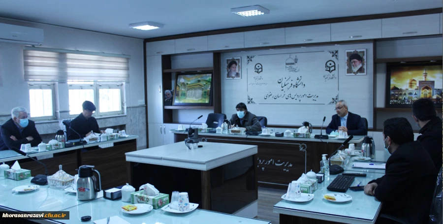 جلسه هماهنگی برگزاری مراسم بزرگداشت هفته پژوهش و کتاب دانشگاه فرهنگیان خراسان رضوی 