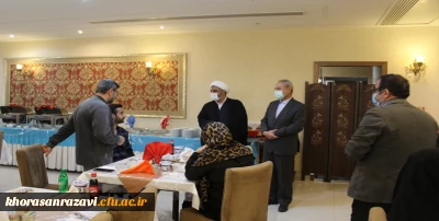 دیدار مسئولین دانشگاه فرهنگیان خراسان رضوی با خانواده ایثارگران دانشگاه فرهنگیان سراسر کشور در مشهد