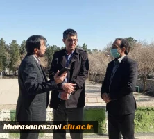 ارتباط زنده رادیویی مدیر امور پردیس های دانشگاه فرهنگیان خراسان رضوی با صدای جمهوری اسلامی مرکز خراسان 3