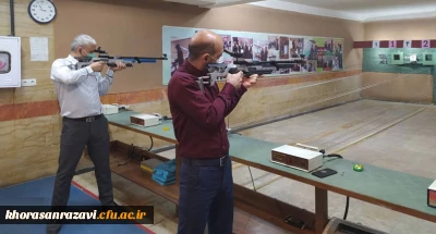 برگزاری مسابقه تیراندازی با تفنگ بادی