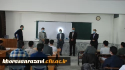 بازدید معاون هماهنگی امور پردیس های استان از روند حضوری شدن کلاس ها