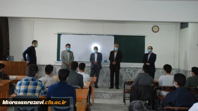 بازدید معاون هماهنگی امور پردیس های استان از روند حضوری شدن کلاس های پردیس شهید هاشمی نژاد و مرکز ثامن الحجج(ع)