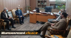 دیدار مسئولان دانشگاه فرهنگیان خراسان رضوی و مدیرکل نوسازی توسعه و تجهیز مدارس استان 