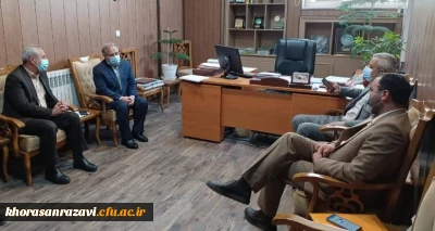 در دیدار با مدیرکل نوسازی توسعه و تجهیز مدارس خراسان رضوی مطرح شد:

قدردانی معاون هماهنگی دانشگاه فرهنگیان خراسان رضوی از همکاری سازمان نوسازی استان جهت انجام پروژه سرای دانشجویی کوثر 