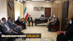 دیدار هیأت رئیسه دانشگاه فرهنگیان خراسان رضوی با مدیر کل آموزش و پرورش استان
