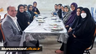 دیدار مدیر امور پردیس های خراسان رضوی از پردیس شهید هاشمی نژاد خراسان رضوی