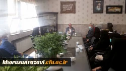 جلسه مدیر امور پردیس های خراسان رضوی با مأموران آموزشی وزارتی
