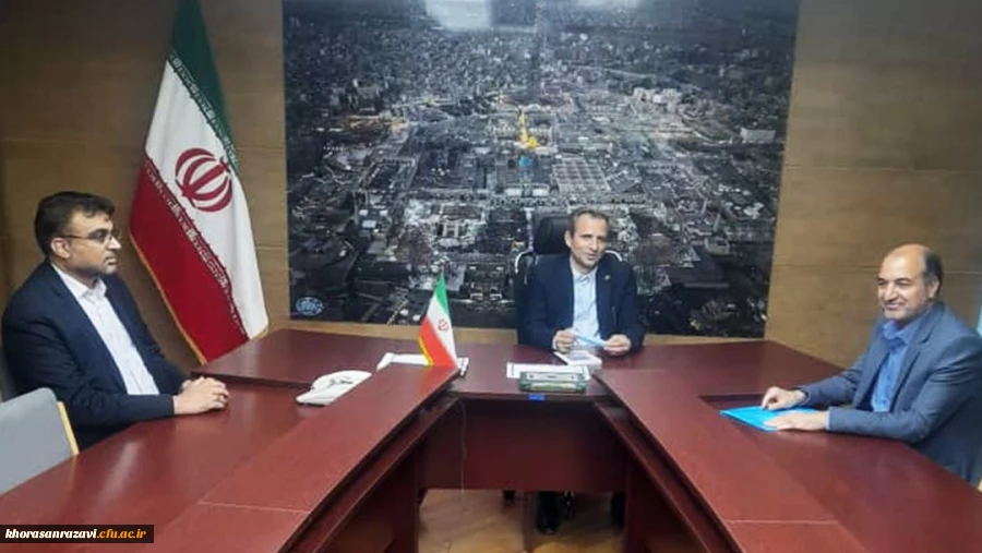 دیدار سرپرست مدیریت امور پردیس های خراسان رضوی با رئیس مؤسسه پژوهش و برنامه ریزی آموزش عالی