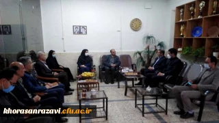 برگزاری جلسه مشترک مسئولان دانشگاه فرهنگیان خراسان رضوی با فرماندار و مسئولان آموزش و پرورش شهرستان قوچان