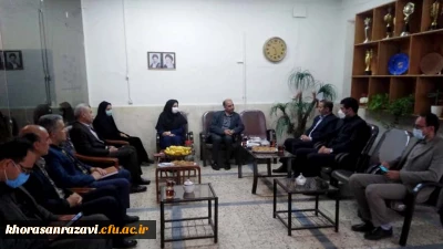 برگزاری جلسه مشترک مسئولان دانشگاه فرهنگیان خراسان رضوی با فرماندار و مسئولان آموزش و پرورش شهرستان قوچان