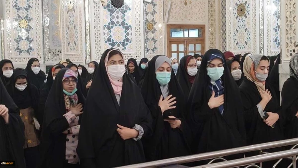  اولین روز از حضور دانشجومعلمان دختر شرکت کننده در اردوی کشوری زیارت اولی ها در مشهد