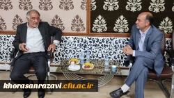 دیدار مدیر امور پردیس های خراسان رضوی با رئیس مجمع خیران کشور
