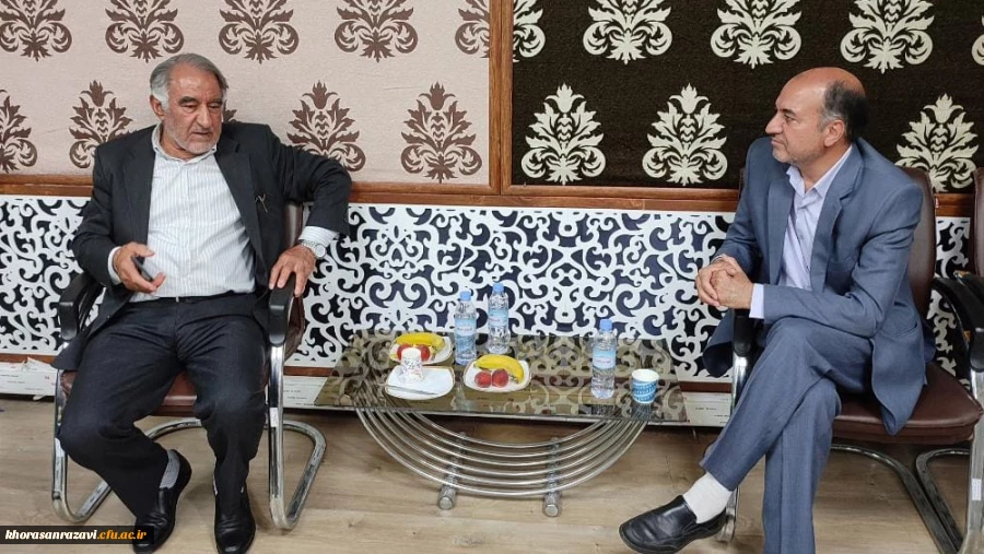 دیدار مدیر امور پردیس های خراسان رضوی با رئیس مجمع خیران کشور