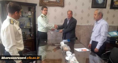 انعقاد تفاهم نامه همکاری میان دانشگاه فرهنگیان و فرماندهی انتظامی خراسان رضوی
