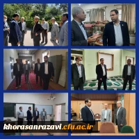 جلسه مشترک دانشگاه فرهنگیان خراسان رضوی و اداره کل آموزش و پرورش استان