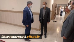 بازدید سرپرست معاونت پژوهش و فناوری دانشگاه فرهنگیان ار پردیس و مراکز دانشگاه در خراسان رضوی
