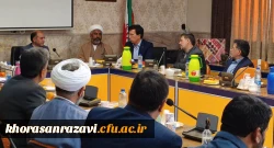 آئین تکریم و معارفه معاون توسعه منابع و امور دانشجویی پردیس شهید بهشتی مشهد