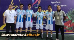 درخشش دانشجومعلمان دانشگاه فرهنگیان خراسان رضوی در مسابقات طناب زنی پنجمین المپیاد ورزش های همگانی
