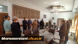 برگزاری آئین تکریم و معارفه معاون آموزشی، پژوهشی و فرهنگی پردیس شهید بهشتی مشهد