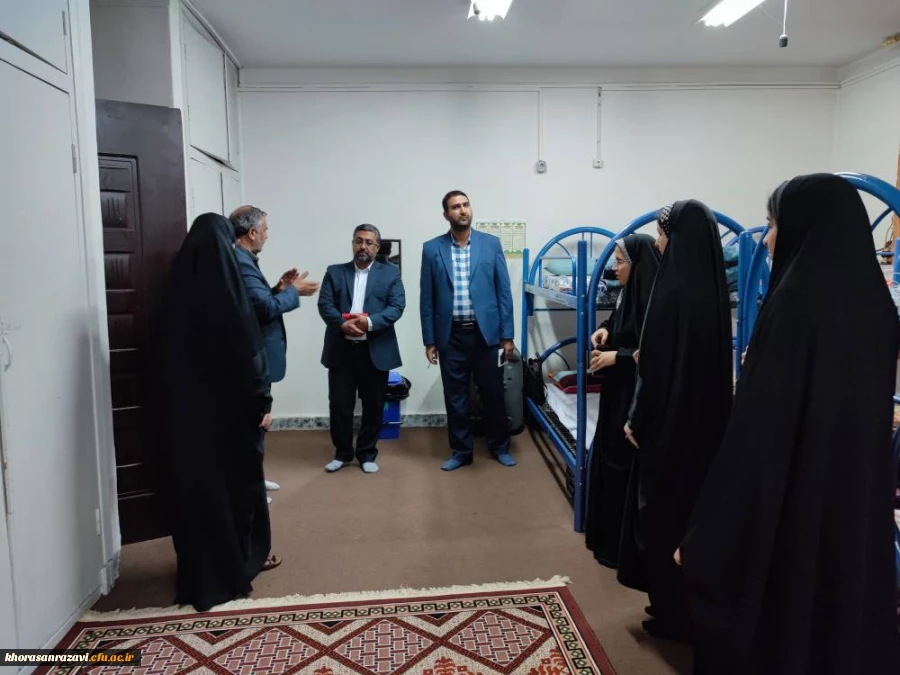 بازدید دکتر قاسمی مدیر کل حراست دانشگاه فرهنگیان و هیأت همراه و مسئولین استانی دانشگاه از مراکز و پردیس های  دانشگاه فرهنگیان مشهد مقدس 3
