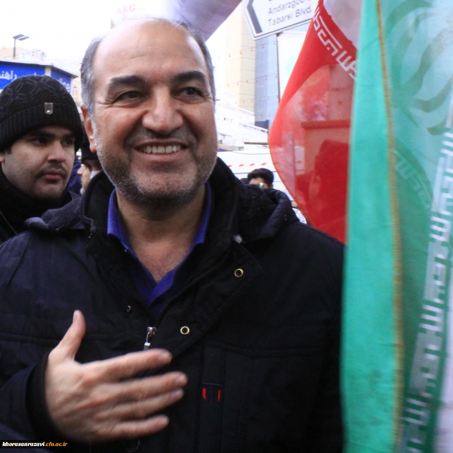 تشکر از حضور گسترده استادان ، کارکنان و دانشجویان دانشگاه فرهنگیان استان در راهپیمائی  22 بهمن 2