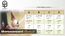 تیمهای شرکت کننده در لیگ فوتسال دانشجویی رقبای خود را شناختند 3