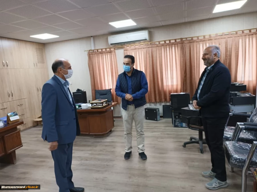 دیدار نوروزی مدیریت امور پردیس های استان با کارکنان