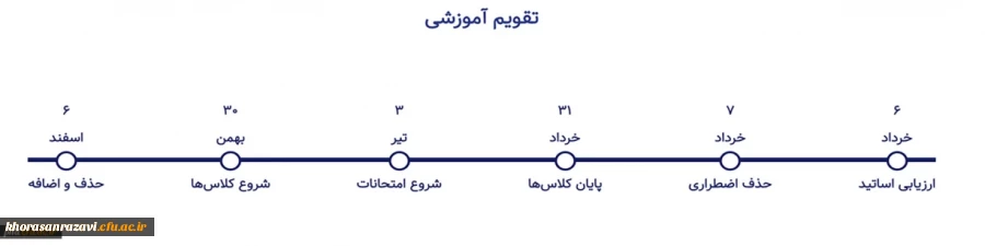 تقویم آموزشی 3