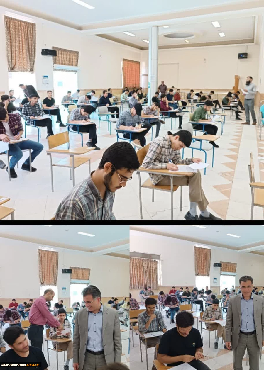 امتحانات پایان نیمسال دوم سال تحصیلی جاری، آغاز شد 6