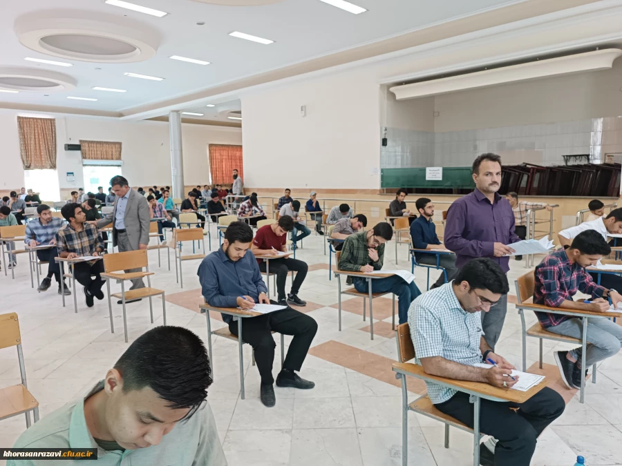 امتحانات پایان نیمسال دوم سال تحصیلی جاری، آغاز شد 4