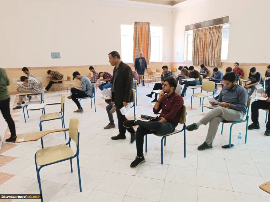 امتحانات پایان نیمسال دوم سال تحصیلی جاری، آغاز شد 8