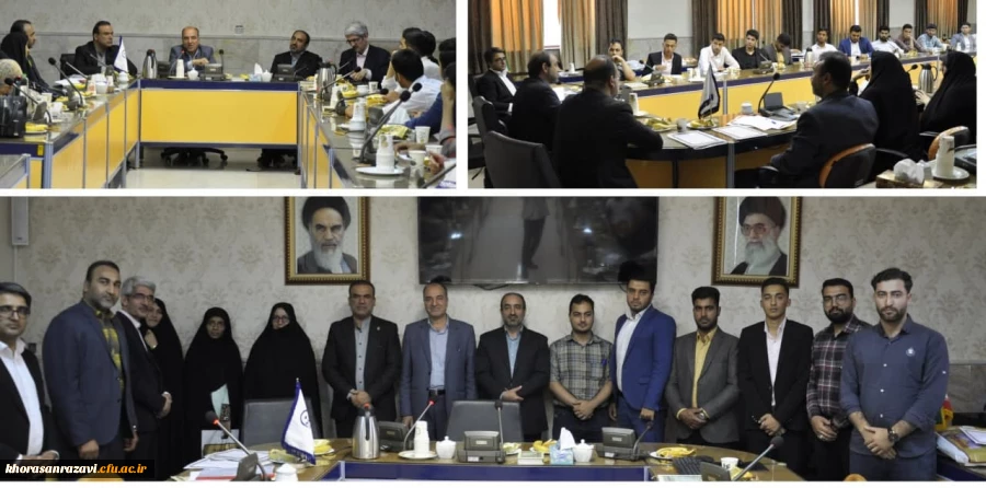 جلسه تکریم اعضای شورای صنفی دوره گذشته و معارفه اعضای جدید این شورا در دانشگاه فرهنگیان استان خراسان رضوی برگزار شد 2