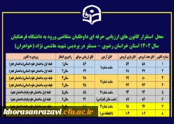 زمانبندی بررسی صلاحیت عمومی و اختصاصی داوطلبان چند برابر ظرفیت دانشگاه فرهنگیان 3