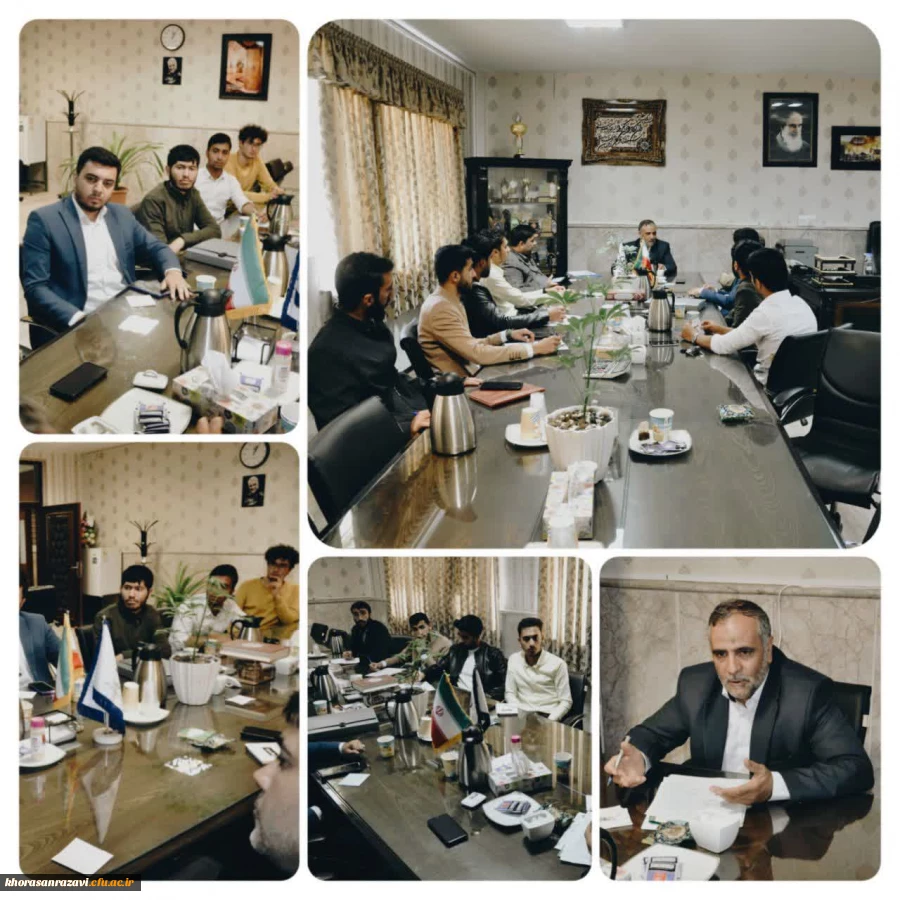 دیدارهای جداگانه مدیریت امور پردیس های دانشگاه فرهنگیان استان  با اعضای شورای بسیج اساتید و هم اندیشی استادان ، اعضای شورای وفاق و اعضاء شورای صنفی  پردیس شهید بهشتی   3