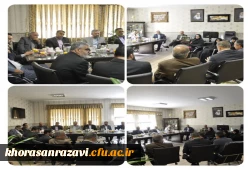 دیدارهای جداگانه مدیریت امور پردیس های دانشگاه فرهنگیان استان  با اعضای شورای بسیج اساتید و هم اندیشی استادان ، اعضای شورای وفاق و اعضاء شورای صنفی  پردیس شهید بهشتی   3