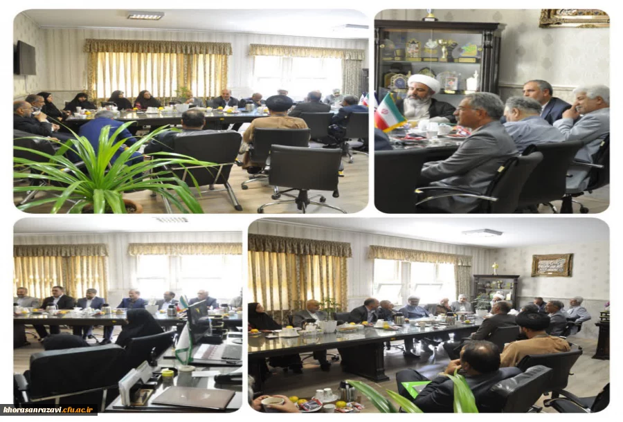 دیدارهای جداگانه مدیریت امور پردیس های دانشگاه فرهنگیان استان  با اعضای شورای بسیج اساتید و هم اندیشی استادان ، اعضای شورای وفاق و اعضاء شورای صنفی  پردیس شهید بهشتی   5