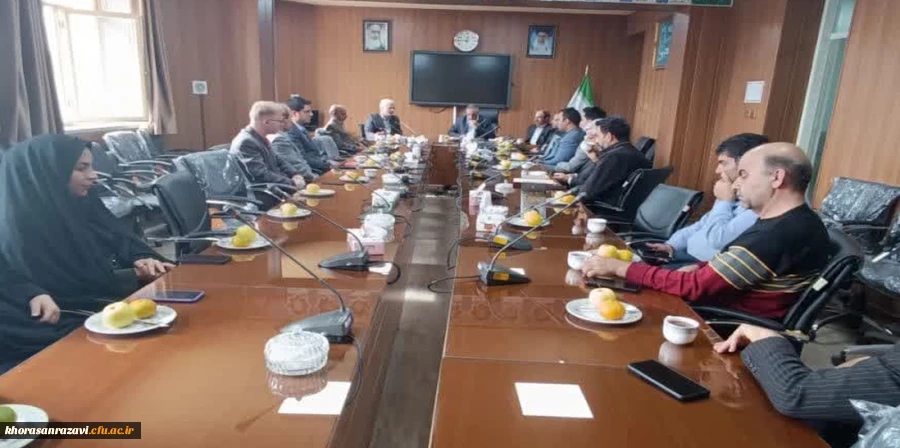 برگزاری جلسه شورای اداری در دانشگاه فرهنگیان، مرکز علامه طباطبایی سبزوار  2