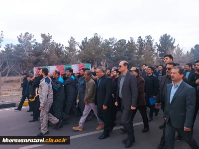 با حضور مسئولان و دانشجویان دانشگاه فرهنگیان برگزار شد:

مراسم تشییع و تدفین شهید گمنام فاطمی در محل پارک علم و فناوری خراسان