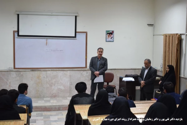 بازدید مسئولان حوزه معاونت نظارت و ارزیابی دانشگاه فرهنگیان از روند اجرای پودمان مهارت آموزی در پردیسها و مراکز خراسان رضوی 5