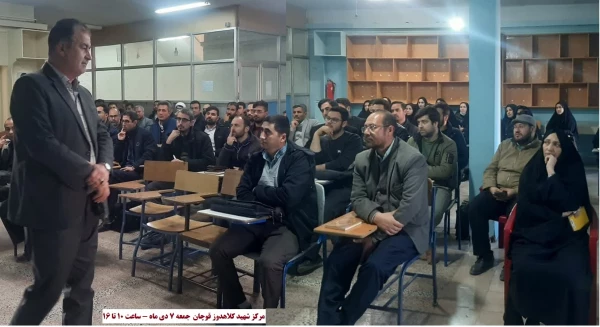 بازدید مسئولان حوزه معاونت نظارت و ارزیابی دانشگاه فرهنگیان از روند اجرای پودمان مهارت آموزی در پردیسها و مراکز خراسان رضوی 12