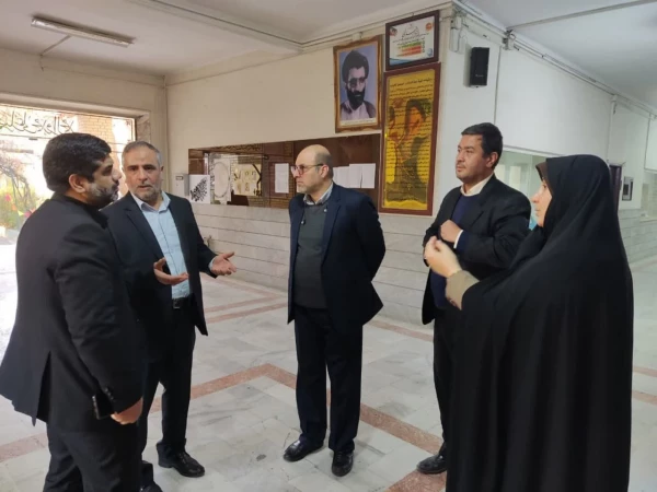 بازدید سرزده ریاست دانشگاه فرهنگیان از مرکز شهیدکامیاب مشهد  3
