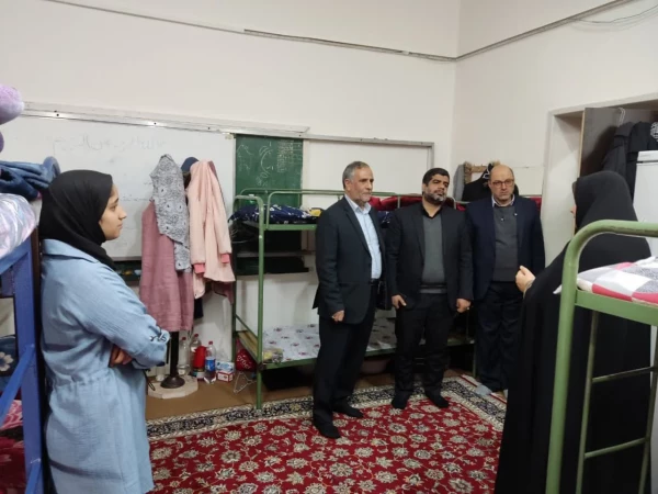 بازدید سرزده ریاست دانشگاه فرهنگیان از مرکز شهیدکامیاب مشهد  5