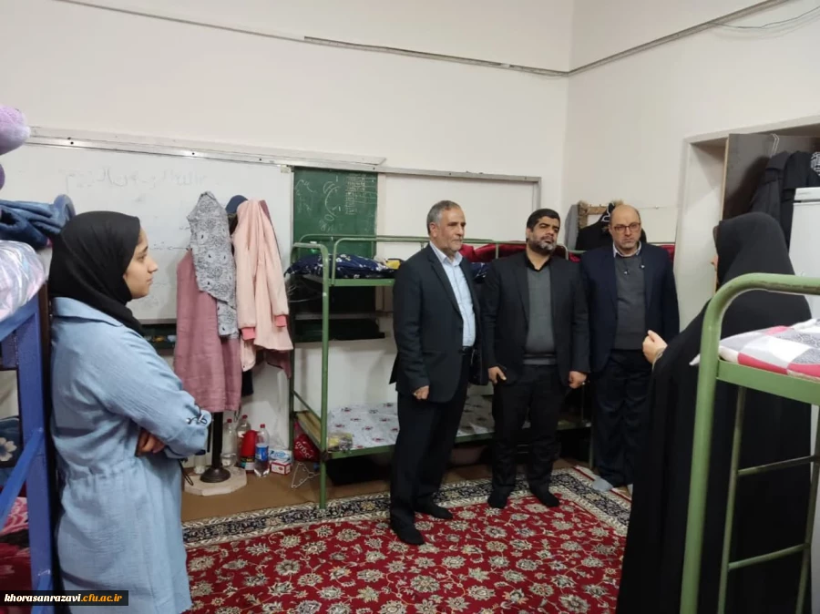 بازدید سرزده ریاست دانشگاه فرهنگیان از مرکز شهیدکامیاب مشهد  5