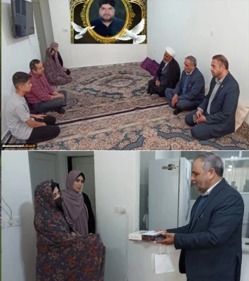 دیدار مسئولین دانشگاه فرهنگیان استان با خانواده همکار مرحوم اعلمی 2