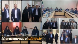 بازدید رئیس دانشگاه فرهنگیان از مرکز شهید کلاهدوز قوچان 2